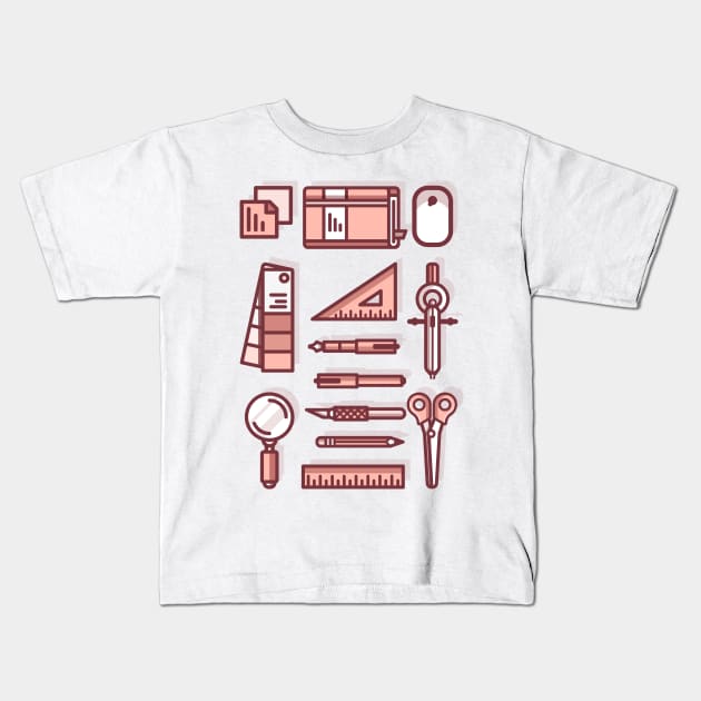 Designer Life Kids T-Shirt by whitehotmonkey